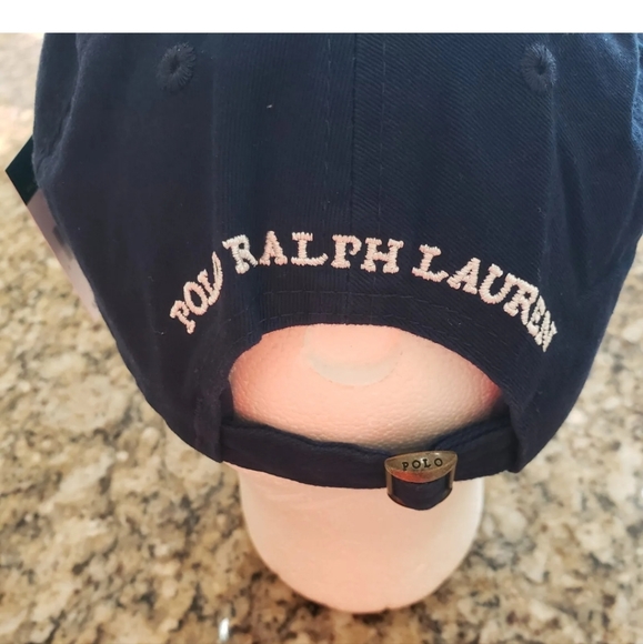 POLO RALPH LAUREN LIMITED VARSITY POLO BEAR 🐻 LOGO NAVY CAP HAT OSFA $49 NWT - Picture 5 of 9